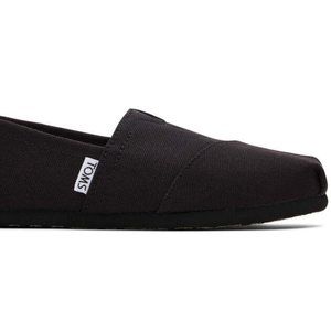 Black on Black Women's Alpargata Canvas Shoe  NIB